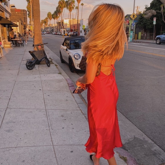 Planet Blue Dresses & Skirts - Planet Blue Midi slip Dress